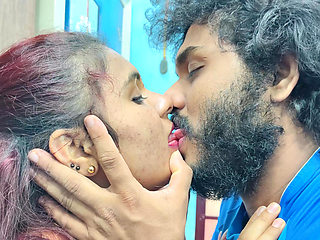 Lip lock and tongue kiss