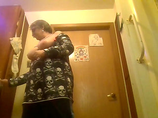 New Model Tries Strip Tease and Touching Herself with Hot Vibe Huge Dildos