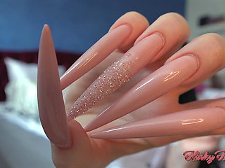 Pink Sparkly Nails Worship
