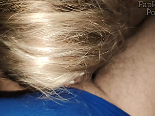 Do You Recognize Your Wife? She's Diligently Giving Me a Blowjob While You're at Work.
