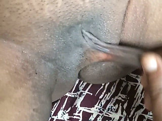 Indian Bhabi Slipping to Bed and Husband Toys Pussy