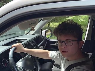 Blonde woman is getting fucked in front of a cuckold