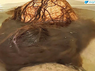 Underwater Bathtub Blowjob POV with Busty Redhead MILF in 4K