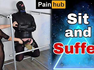 Sit and Suffer Femdom Slave Bondage