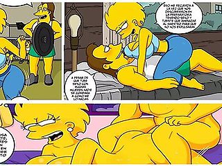The Simpsons: Lisa Gives Nelson Some Special Lessons - Car Toon