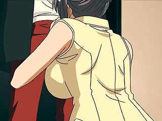 Hairy pussy, anime, blowjob