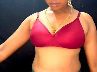Hot Tamil Girl Mary V Strips Naked - Big Natural Tits & Desi Aunty Action