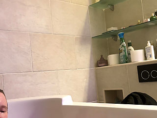 The Warm Water Makes My Nipples Hard.