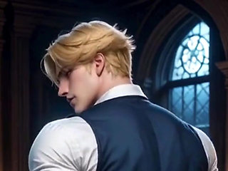 A Blond, European Bottom with a Huge Ass Likes to Get Cum Inside His Ass. Yaoi 3D Hentai Animation.