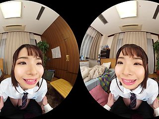 Japanese Student Siren Awakens Fiery Virtual Passion
