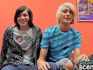 Anal Penetration Session With Two Emo Twinks With Long Hair