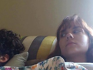 Milf brunette masturbating with toy ass