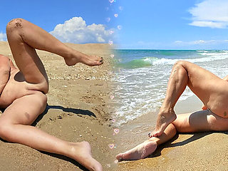 Step Mom Beach Anal Fuck - Mature Blonde MILF Takes It Outside