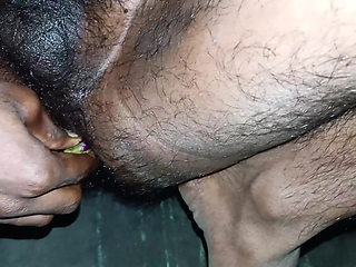 to brinjal Put it in the ass and masturbated