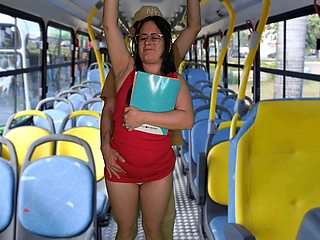 Student Being Groped on the Bus in Public!