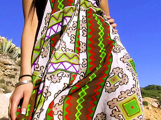 Big Ass Latina Outdoor Fuck with Oldia Paris and Karmen Diaz