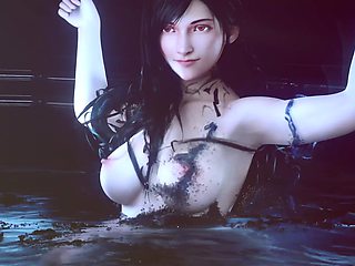 Tifa Gets Fucked Hard by Monster Cocks