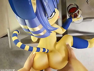 Furry Hentai 3D Compilation: Ankha's Hot SFM Scenes Part 1