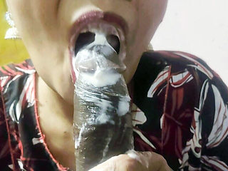 Finding Me Alone at Home, My Stepmother Sucked My Cock