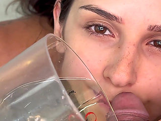 Eyes on You: Pee and Cum in My Mouth