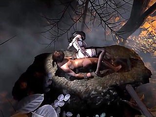 Digital Goddess of Fantasy Flame - 3D Animation Hentai