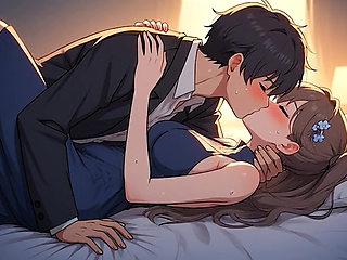 3D Cartoon on closeup kissing Animation, AI Generated Cartoon content, Uncensored video of 18 Year old Anime Girl