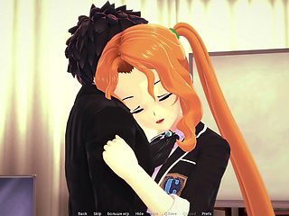 Let's play with an anime twist and an internal cumshot