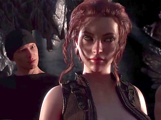 3D treasure hunt featuring big natural tits and hardcore action