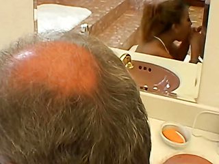 Retro Thai girl fucks her German grandpa