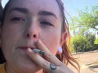 Busty amateur teen outdoor hardcore facial action
