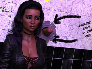 Where It All Began 31 - Leia Glory Hole Handjob in Front of William & Taylor