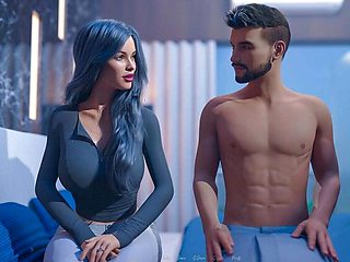 Christine's Secret Crush on David - Hot Wife Cheats with Big Cock Boss in HD