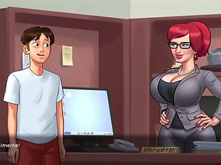 Stepmoms Big Tits Change Solo Time Forever - Summertime Saga