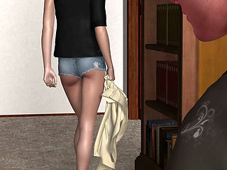 My Petite 19 Years Old Young Step Niece Masturbates in Bathroom at Night