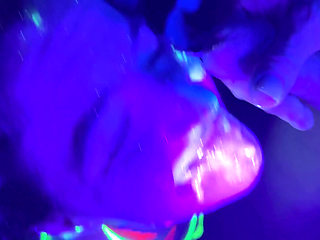 Full Video - Glow Party! Bukkake Gangbang for Cum-hungry Slut - Cliff Media Productions