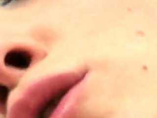 Blonde Babe Pleasures Herself with Glass Dildo to Orgasm