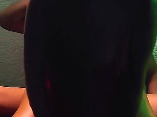 The Dress of Passion, Brunette with Big Tits and Big Ass, Fucks in a Red Dress