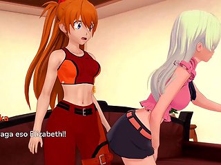 Asuka evangelion, visual novel game, adult visual novel