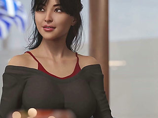 Being a Wife (v1.220p) - P8 - the Slutty Stepmom Helps Her Stepson Cum While on a Family Trip to the Beach