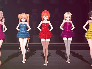 Mmd R-18 Anime Girls Sexy Dancing Clip 351