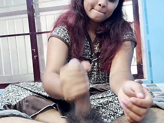 Mallu Girl Doing Hand Job and Penis Massage to Husband's Friend