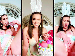 Sexy Easter Bunny Nikki Wants Your Load - Stroke & Creampie My Pussy