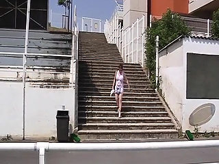 Busty French Babe Riding Cock After Practise