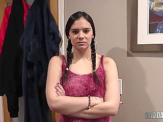 Violet Star Excited Latin Chick Teen 18+ Craves Stepdads Dick