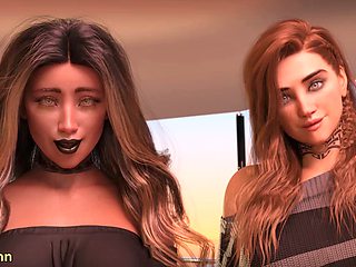 Ebony black, hooter-sling, 3d animated