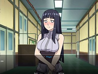 Kunoichi trainer sex scenes featuring Hinata's big assets in a gaming marathon
