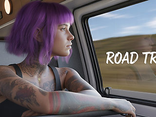 Gorgeos teen gets fucked on campervan while their road trip