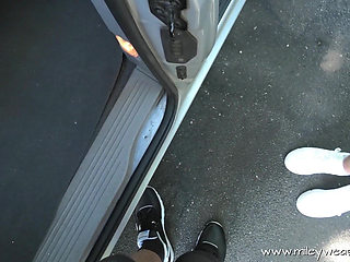 Blonde Babe Gets Ass Fucked Outdoor!