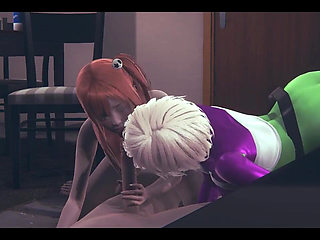 De.d or Alive Hentai - Hanoka and Another Friend Threesome - Japanese Asian Manga Anime Film Game Porn