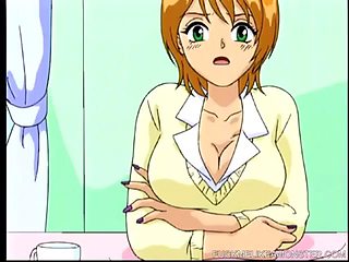 POV hardcore fucking for hot busty blue haired teen